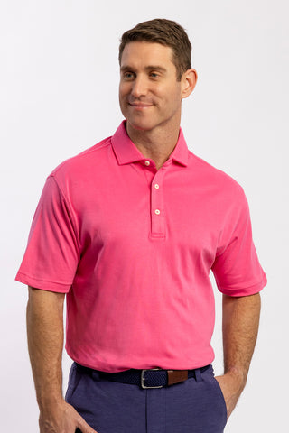 Duncan Solid Cotton Polo