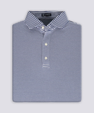 Duncan Stripe Cotton Polo