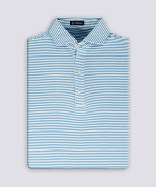 Duncan Stripe Cotton Polo