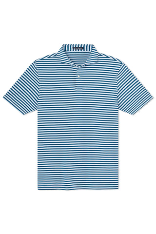 Charlie Stripe Two-Button Polo