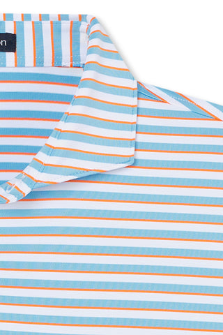 Charlie Stripe Two-Button Polo