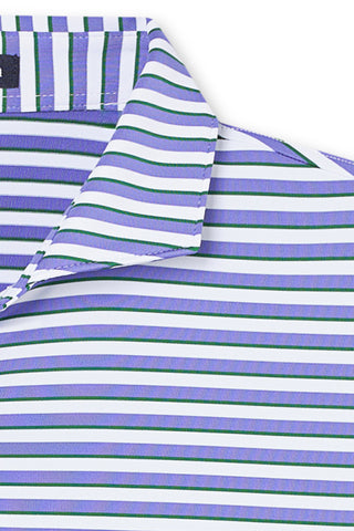 Charlie Stripe Two-Button Polo