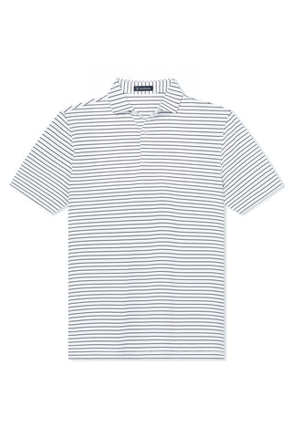 Lewis Stripe 2 Button Polo