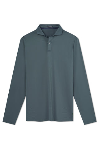 BRAY JACQUARD LONGSLEEVE POLO