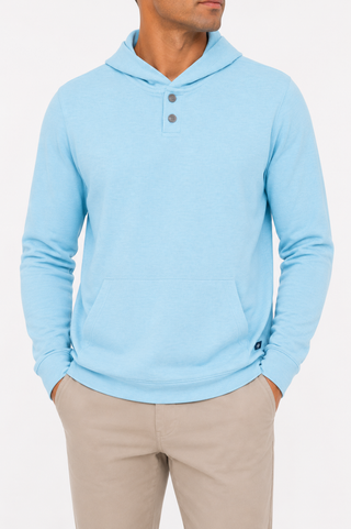 Wally Two Button Hoodie