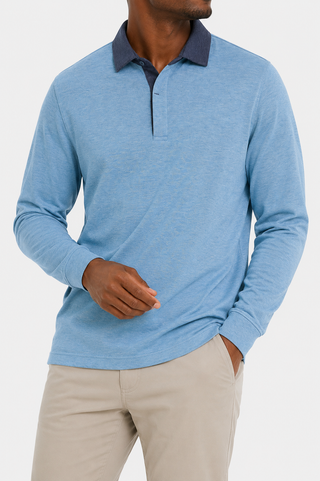 Issac Long Sleeve Rugby Polo