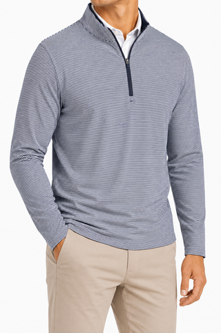 Collier Stripe Quarter Zip