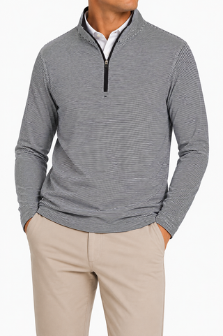 Collier Stripe Quarter Zip