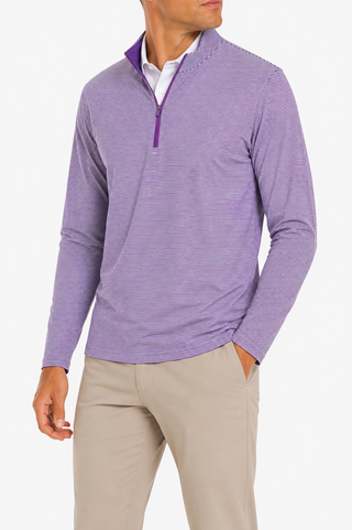 Collier Stripe Quarter Zip