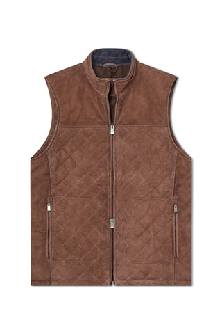 CEDAR WAXED SUEDE VEST
