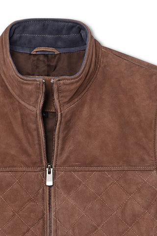 CEDAR WAXED SUEDE VEST