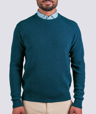 Heath Waffle Knit Crewneck Sweater