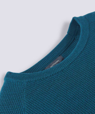 Heath Waffle Knit Crewneck Sweater