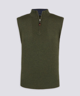 Pinnacle Quarter Zip Sweater Vest