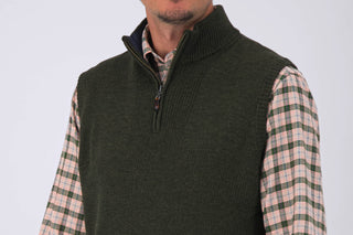 Pinnacle Quarter Zip Sweater Vest