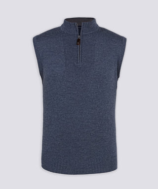 Pinnacle Quarter Zip Sweater Vest