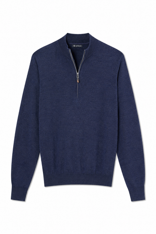 Maxwell Cashmere Quarter Zip