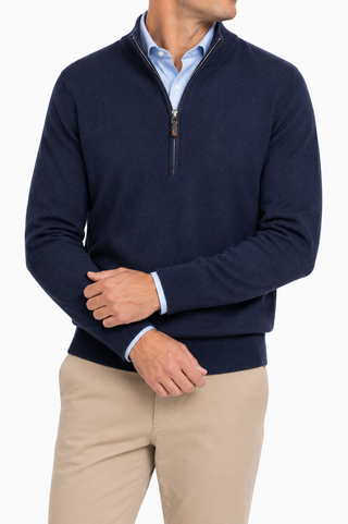 Maxwell Cashmere Quarter Zip