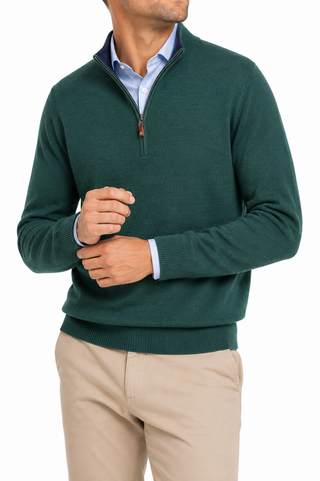 Maxwell Cashmere Quarter Zip