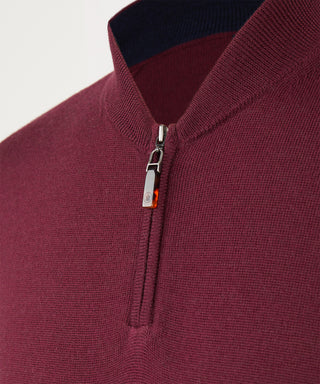 Arnie Bomber Quarter-Zip Sweater