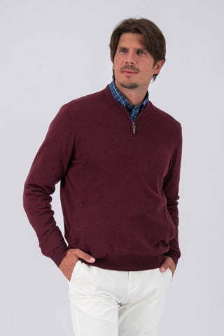Arnie Bomber Quarter-Zip Sweater