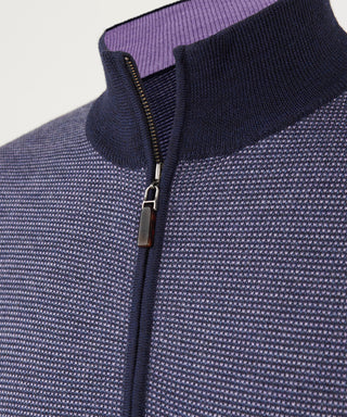 Ace Birdseye Quarter-Zip Sweater