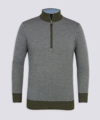 Ace Birdseye Quarter-Zip Sweater