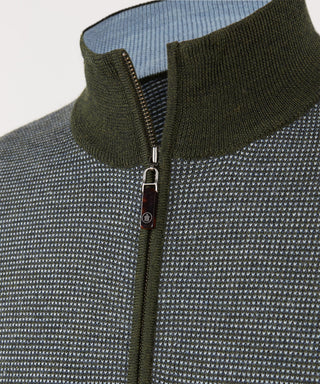 Ace Birdseye Quarter-Zip Sweater