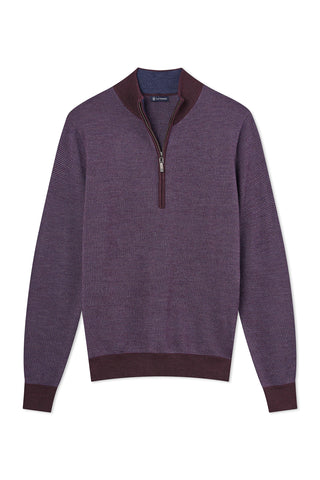 Ace Birdseye Quarter-Zip Sweater