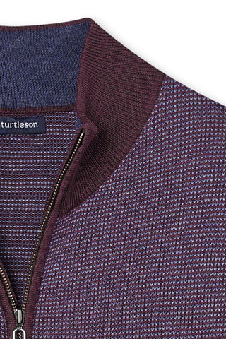 Ace Birdseye Quarter-Zip Sweater