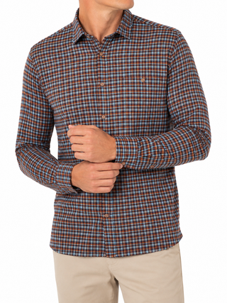 Elton Brushed Twill Sport Shirt