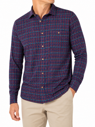 Elton Brushed Twill Sport Shirt