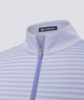 Kelli Stripe Sleeveless Sport Zip