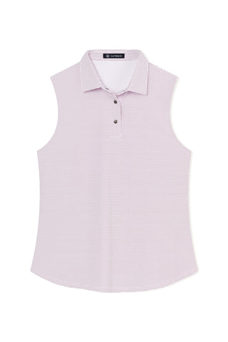 Cleo Sleeveless Snap Polo