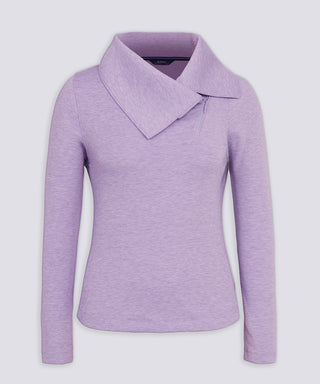 Women's Stirling Asymmetrical Funnel Collar Pullover