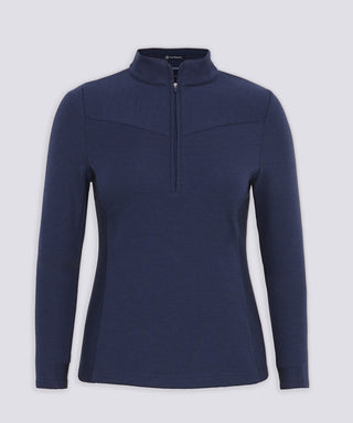 Women's Woolen Fleece Half Zip Pullover