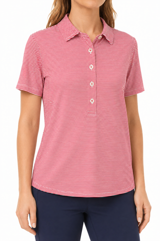 Collins Stripe Polo