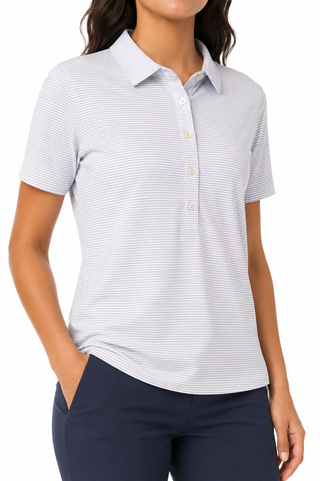 Collins Stripe Polo