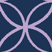 Navy/Lavender Mason