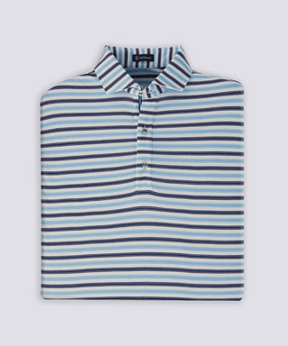 Daren Stripe Diamond Knit Polo