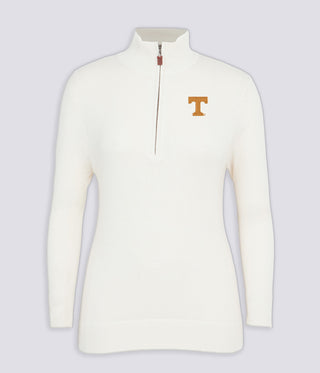 Isla Cashmere Quarter Zip - University of Tennessee