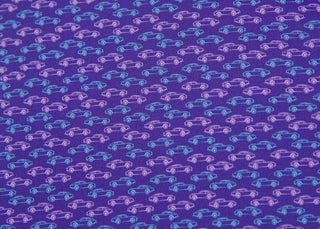 Alston Performance Men's Polo - Pattern - Turtleson -Violet/Lavender Alston
