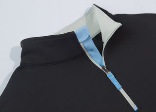 Easton Quarter-Zip Pullover - Collar Black - Turtleson