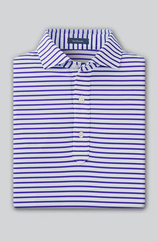 Gus Stripe Performance Polo