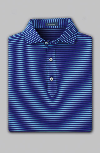 Clark Stripe Performance Polo