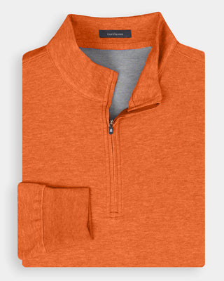 Wallace Quarter-Zip Men's Pullover - Clementine - Turtleson