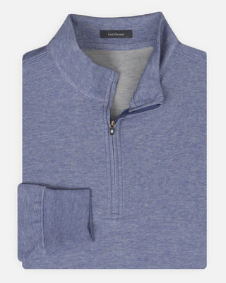 Wallace Quarter-Zip Men's Pullover - Navy - Turtleson