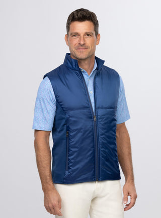 Taft Full-Zip Men's Vest - Front - Turtleson -Navy