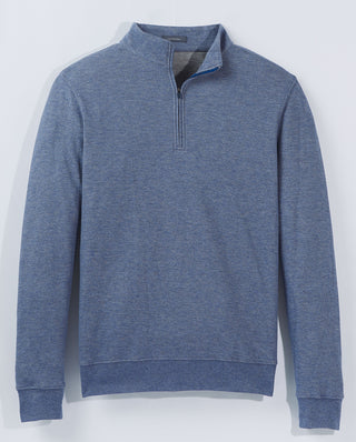 Wallace Quarter-Zip Men's Pullover - Navy - Turtleson