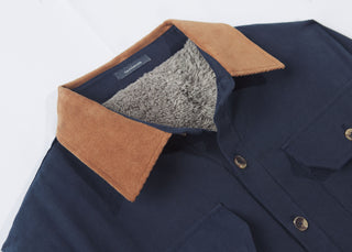 Weston Men's Work Jacket - Collar - Turtleson -Navy